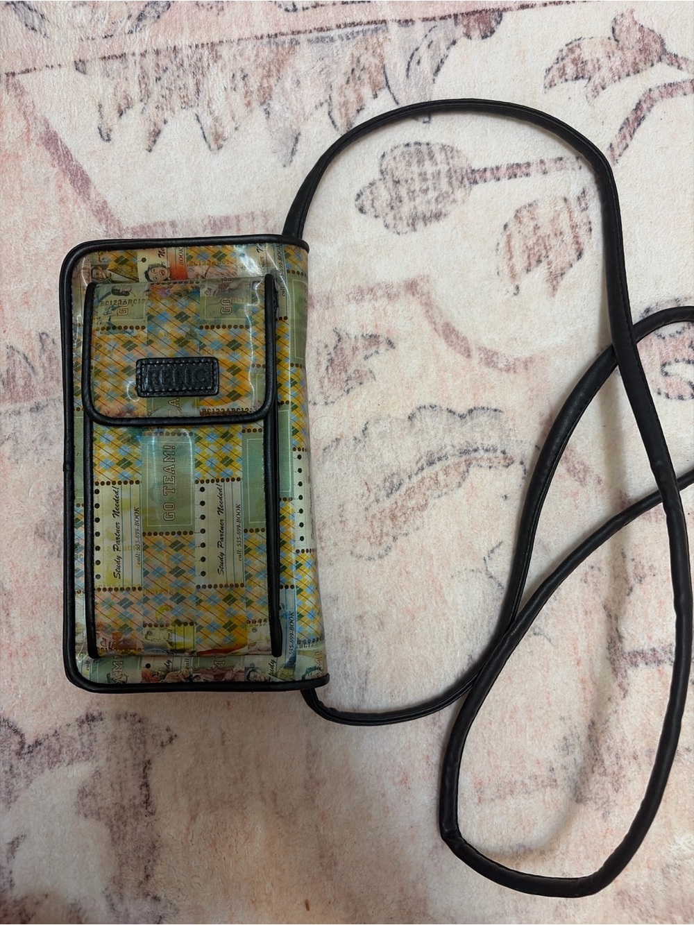 Relic Vintage Stamp Pattern Crossbody Wallet